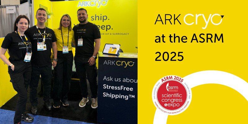 ARK.CRYO en ASRM 2025: Verdaderamente StressFree Shipping™ #1